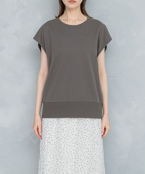 URBAN RESEARCH ROSSO（アーバンリサーチロッソ）の「フレンチスリーブライトスエット（スウェット・レディース・OFF WHITE/CHARCOAL・FREE）」の22枚目の写真