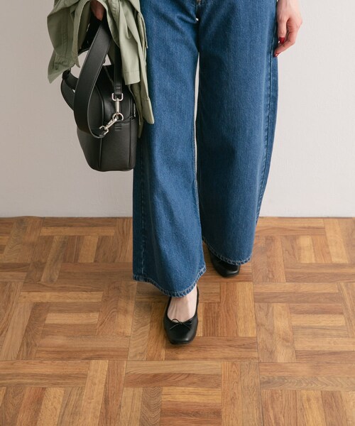 URBAN RESEARCH DOORS(アーバンリサーチドアーズ)の「やわらかバレエシューズ(バレエシューズ・レディース・SILVER/LEMON/BLACK・36/37/38)」の8枚目の写真