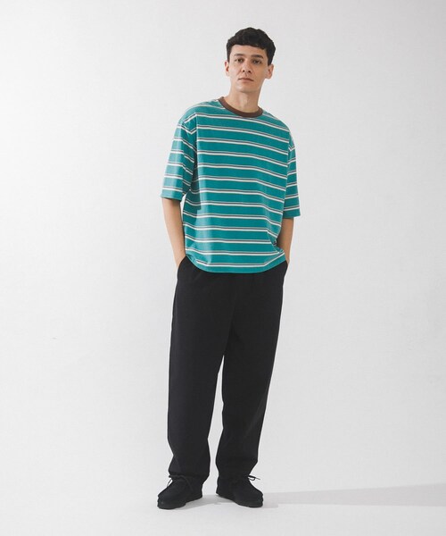 URBAN RESEARCH Sonny Label（アーバンリサーチサニーレーベル）の「マルチボーダーショートスリーブTシャツ（Tシャツ/カットソー・メンズ・ブルー/グリーン/ピンク・M/L）」の13枚目の写真