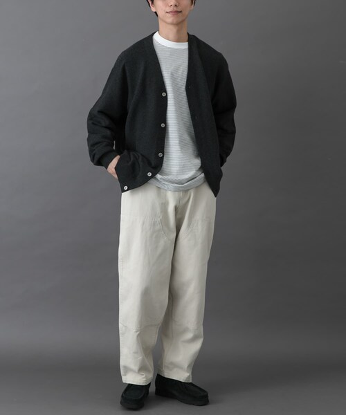 URBAN RESEARCH DOORS(アーバンリサーチドアーズ)の「FORK&SPOON PROVORONE Vネックカーディガン(カーディガン/ボレロ・メンズ・NAVY/CHARCOAL・4/5)」の10枚目の写真