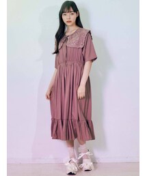 merry jenny | lusterレースセーラーカラーワンピース(ワンピース)