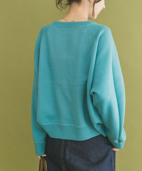 ITEMS URBANRESEARCH(アイテムズ アーバンリサーチ)の「リバーシブルスウェットライクニット(ニット/セーター・レディース・GRY×BLU/NVY×RED/YEO×BRN・FREE)」の6枚目の写真