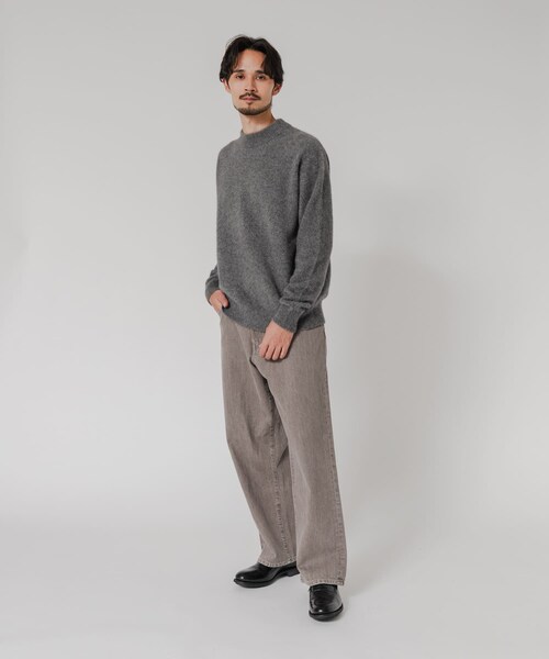 URBAN RESEARCH(アーバンリサーチ)の「11.8oz COL/DENIM WIDE PANTS(デニムパンツ・メンズ・MOCHA/BLEACH・M/L)」の8枚目の写真