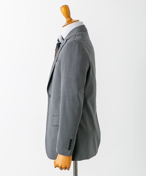 URBAN RESEARCH DOORS(アーバンリサーチドアーズ)の「LIFE STYLE TAILOR ウォッシャブルストレッチジャケット(テーラードジャケット・メンズ・GRAY/NAVY・44/46/48/50)」の19枚目の写真