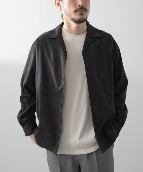 ITEMS URBANRESEARCH（アイテムズ アーバンリサーチ）の「FS Open Collar Shirts（シャツ/ブラウス・メンズ・BRN/BLK・M/L）」の19枚目の写真