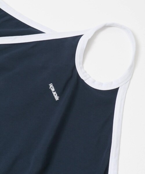 URBAN RESEARCH（アーバンリサーチ）の「FACON JACMIN　CROSSING DRESS（ワンピース・レディース・DARK BLUE・38）」の6枚目の写真