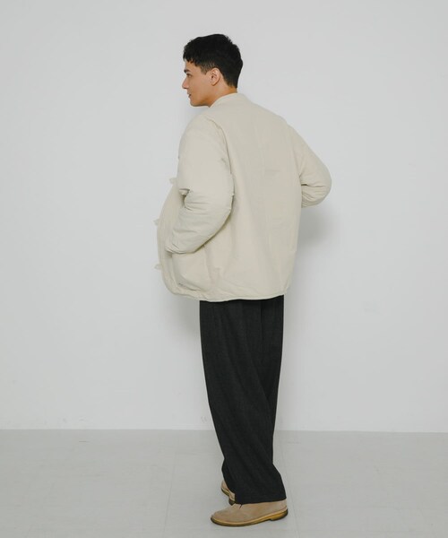 URBAN RESEARCH Sonny Label（アーバンリサーチサニーレーベル）の「『別注』ARMY TWILL×Sonny Label　Reversible Jacket（テーラードジャケット・メンズ・IVORY/KHAKI/BLACK/NAVY・S/M/L）」の17枚目の写真