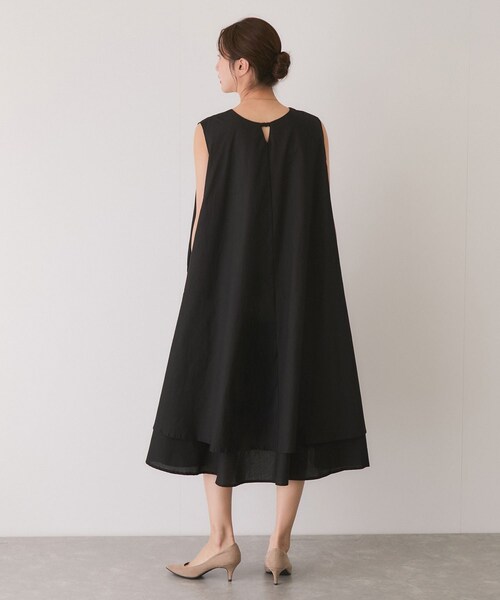 Jayro(ジャイロ)の「ノースリーブワンピース(ワンピース・レディース・ブラック/ネイビー/ブルー/オレンジ/イエロー・F)」の11枚目の写真