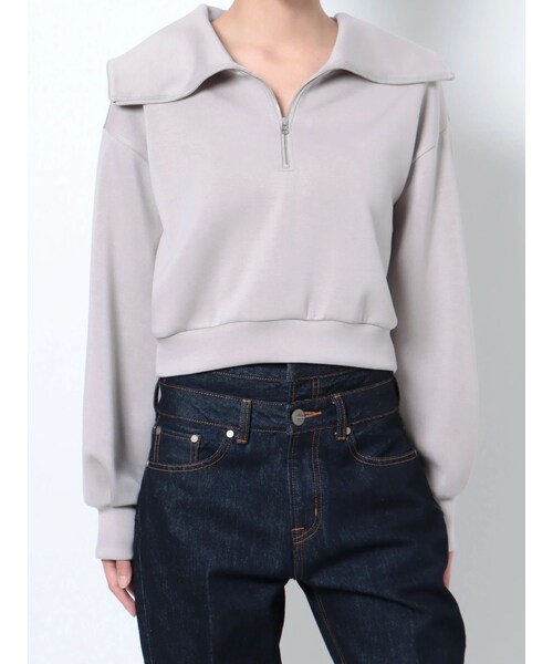 LAGUNAMOON（ラグナムーン）の「ダンボールプルオーバー（その他トップス・レディース・アイボリー/ライトグレー・F）」の3枚目の写真