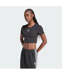 adidas | エッセンシャルズ リブ Tシャツ(Tシャツ/カットソー)
