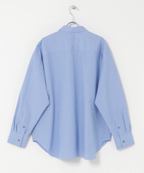 かぐれ（カグレ）の「ハイツイストコットンレギュラーシャツ（シャツ/ブラウス・レディース・BLUE/NAVY・Free）」の13枚目の写真