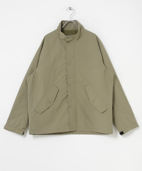 ITEMS URBANRESEARCH（アイテムズ アーバンリサーチ）の「ナイロンスタンドネックミリタリーブルゾン（ブルゾン・メンズ・BLACK/GREIGE/KHAKI・M/L）」の3枚目の写真