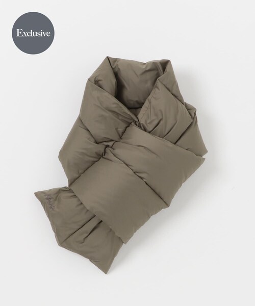 URBAN RESEARCH DOORS(アーバンリサーチドアーズ)の「『別注』NANGA×DOORS DOWN MUFFLER(マフラー・メンズ・BLACK/CHARCOAL/MOCHA・-)」の3枚目の写真