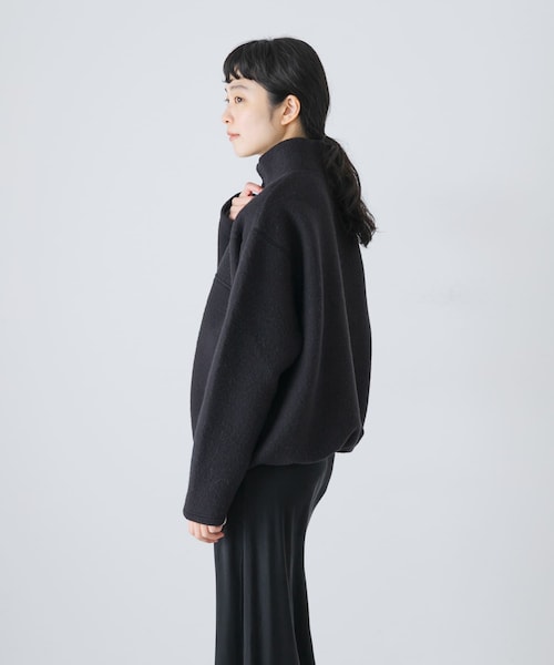 かぐれ（カグレ）の「ウールコットンフリースプルオーバー（その他トップス・レディース・OFF/BLACK・Free）」の20枚目の写真