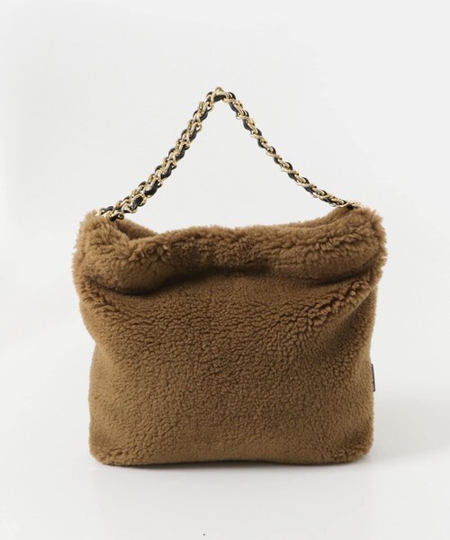 URBAN RESEARCH ROSSO（アーバンリサーチロッソ）の「VIOLA d’ORO　エコファーショルダーS（ショルダーバッグ・レディース・dgray/brown/offwhite/blue・-）」の14枚目の写真