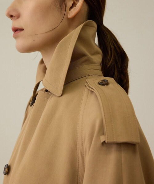 ROPE'(ロペ)の「MANTECO(マンテコ) テンセルウールトレンチコート(トレンチコート・レディース・ベージュ・36/38)」の20枚目の写真