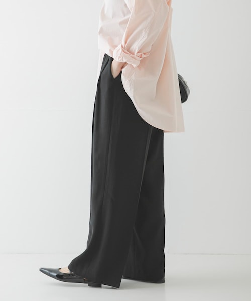 URBAN RESEARCH(アーバンリサーチ)の「ダブルクロスキュプライージーパンツ(その他パンツ・レディース・CHARCOAL/BLACK/YEL BEIGE・36/38)」の10枚目の写真