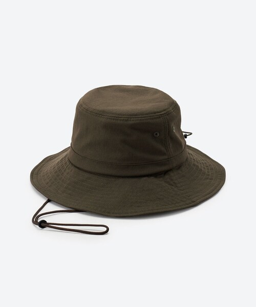 ADAM ET ROPE'(アダムエロペ)の「【KIJIMA TAKAYUKI(キジマ タカユキ)】DRY TWILL OVERSIZED SAFARI HAT(ハット・レディース・ベージュ/カーキ・F)」の3枚目の写真