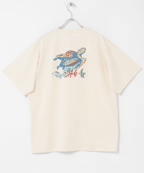 URBAN RESEARCH Sonny Label（アーバンリサーチサニーレーベル）の「HIROCKSHOWコラボTシャツ TURTLE（Tシャツ/カットソー・メンズ・オフ/スミクロ・M/L）」の5枚目の写真