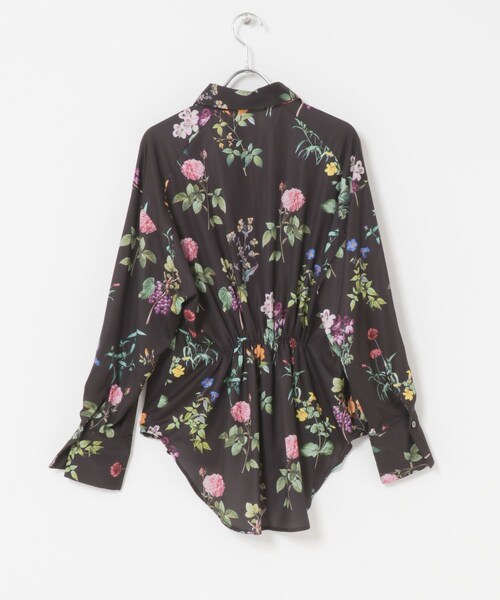 URBAN RESEARCH ROSSO（アーバンリサーチロッソ）の「ボタニカルプリントデザインシャツ（シャツ/ブラウス・レディース・OFF/BLACK・Free）」の21枚目の写真
