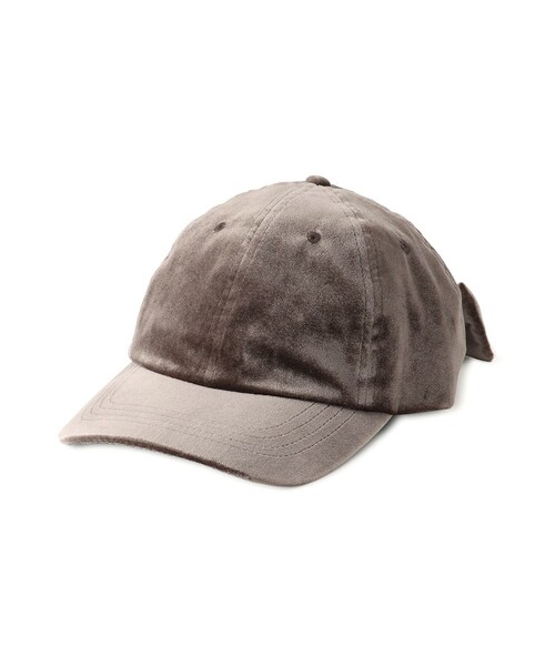 ROPE' PICNIC(ロペピクニック)の「ベロアリボンキャップ(キャップ・レディース・ブラック/ベージュ・F)」の9枚目の写真