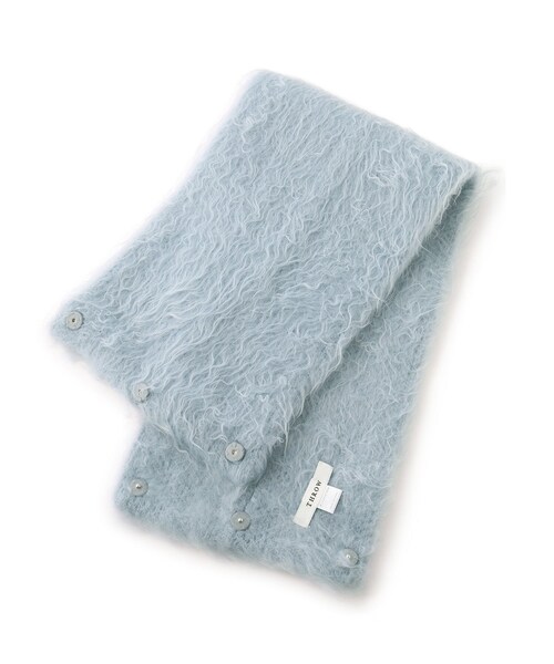 ADAM ET ROPE'（アダムエロペ）の「【公式サイト限定】【THROW（スロー）】Tekla_shaggy snood（ストール/ショール・レディース・ベージュ系/ブルー系・F）」の11枚目の写真