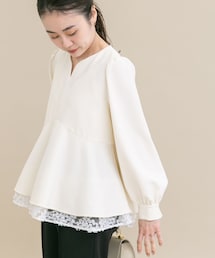 URBAN RESEARCH ROSSO | 『WEB限定』レイヤードペプラムブラウス(シャツ/ブラウス)