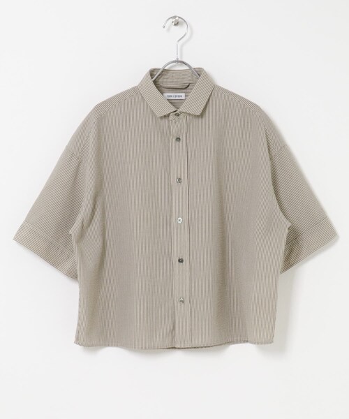 URBAN RESEARCH DOORS(アーバンリサーチドアーズ)の「FORK&SPOON シアサッカーレギュラーカラーシャツ(シャツ/ブラウス・レディース・CCLxBLK/BEGxCCL・1)」の15枚目の写真