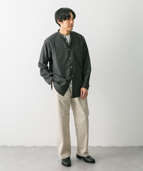 URBAN RESEARCH DOORS（アーバンリサーチドアーズ）の「『イージーケア』『速乾』2タックワイドチノパンツ（チノパンツ・メンズ・OFF/BEIGE/D.NAVY・M/L）」の20枚目の写真