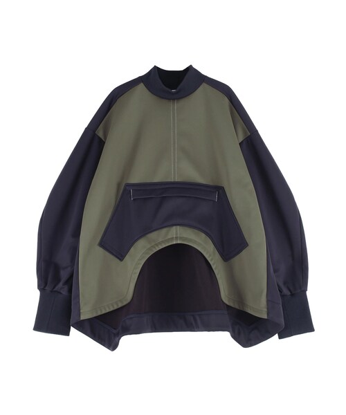 UN3D.（アンスリード）の「ROUND HEM 3LAYER FLEECE TOP（その他トップス・レディース・ブラック/ミックス・36/38）」の5枚目の写真