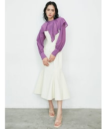 LAGUNAMOON | レースアップマーメイドデニムワンピース(ワンピース)