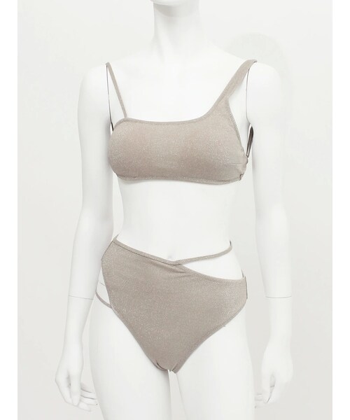 EVRIS（エヴリス）の「カットアウトラメ Swimwear（水着・レディース・ブラック/ブルー/シルバー・F）」の13枚目の写真