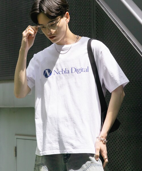 SENSE OF PLACE by URBAN RESEARCH(センスオブプレイスバイアーバンリサーチ)の「company logo short-sleeve t-shirts B(Tシャツ/カットソー・メンズ・WHITE/BLACK/L.BLUE・M/L)」の4枚目の写真