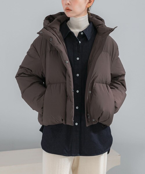 URBAN RESEARCH ROSSO（アーバンリサーチロッソ）の「FRENCH DOWNショートダウンコート（その他アウター・レディース・L/BEIGE/BROWN/BLACK・36/38）」の19枚目の写真