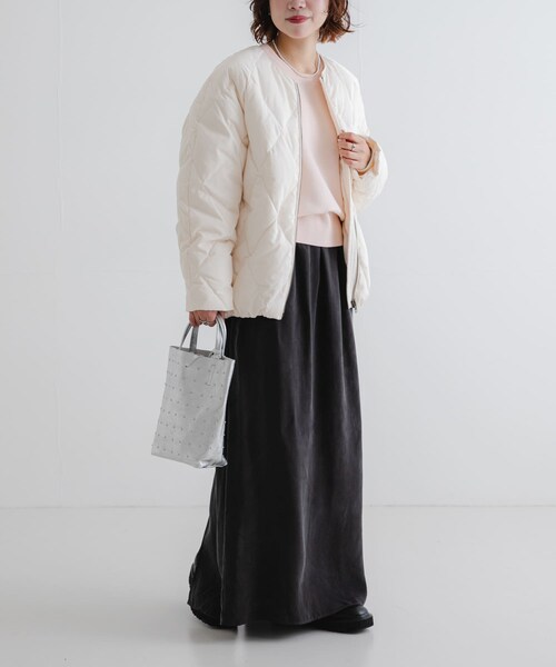 URBAN RESEARCH(アーバンリサーチ)の「コクーンキルティングダウン(その他アウター・レディース・OFF WHITE/BROWN/BLACK・S/Free)」の18枚目の写真