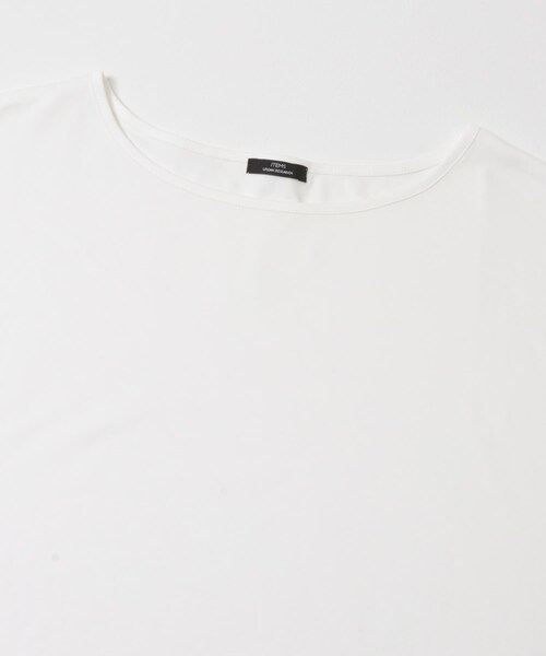 ITEMS URBANRESEARCH（アイテムズ アーバンリサーチ）の「シルケットボートネックロンTシャツ（Tシャツ/カットソー・レディース・WHT/BLK/CHA・Free）」の10枚目の写真