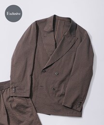 URBAN RESEARCH | 『別注』NEAT×URBS DOT'S SEERSUCKER DOUBLE(テーラードジャケット)