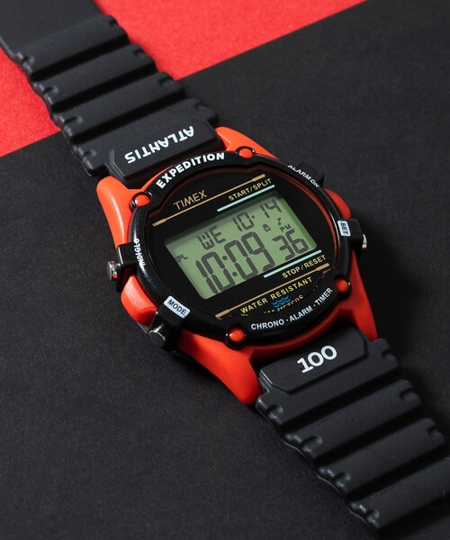URBAN RESEARCH DOORS（アーバンリサーチドアーズ）の「TIMEX　Atlantis NUPTSE（アナログ腕時計・メンズ・BLK/RED/BLK/PURPLE/BLK/BLUE/BLK/GREEN/BLK/COYOTE・one）」の6枚目の写真