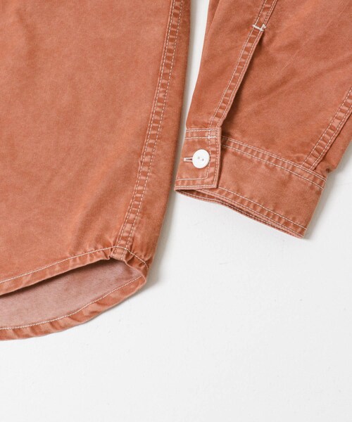 URBAN RESEARCH Sonny Label（アーバンリサーチサニーレーベル）の「バイオウォッシュワークシャツ（シャツ/ブラウス・メンズ・チャコール/ベージュ/ピンク・M/L）」の13枚目の写真