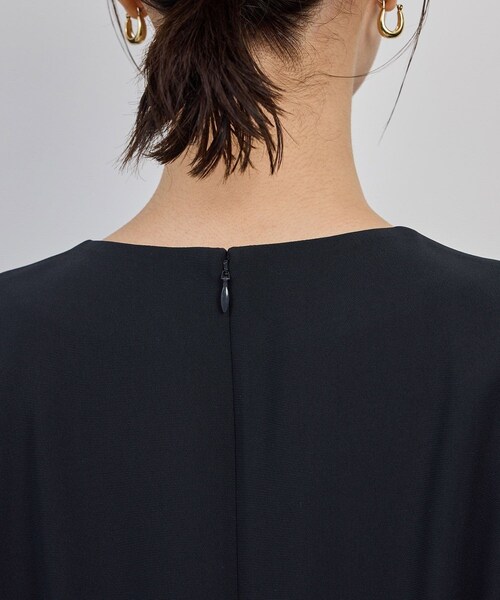 ROPE'（ロペ）の「トリアセダブルクロス ウエストコンシャスワンピース/イージーケア・セットアップ対応・25AW（ワンピース・レディース・ネイビー・36/38/40）」の16枚目の写真