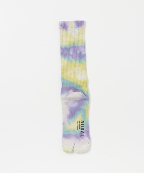 EKAL(エカル)の「NODAL TIE DYE LONG SOCKS(その他アンダーウェア/インナー・メンズ・ORANGE/PURPLE/GREEN/PINK・One)」の10枚目の写真