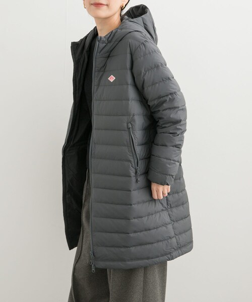 URBAN RESEARCH DOORS（アーバンリサーチドアーズ）の「DANTON　MIDDLE DOWN HOODED COAT（その他アウター・レディース・M.GREY/BLACK/GREIGE・S）」の4枚目の写真