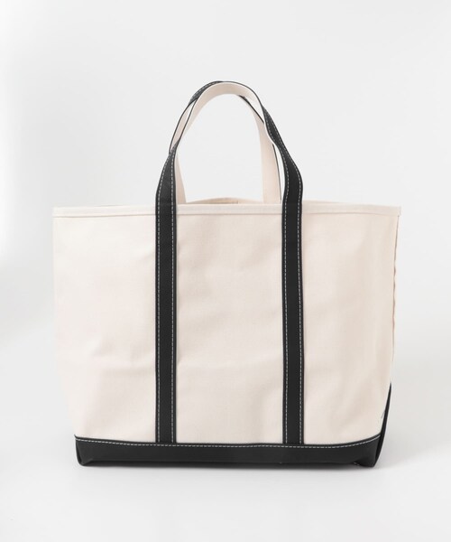 URBAN RESEARCH DOORS（アーバンリサーチドアーズ）の「L.L.Bean　ボートアンドトートオープントップ ラージ（トートバッグ・メンズ・BLACK/DARK GREEN/ORANGE・One）」の4枚目の写真