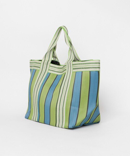 ITEMS URBANRESEARCH（アイテムズ アーバンリサーチ）の「ビニールトートバッグ（トートバッグ・レディース・PPL/GRN/BLK・-）」の16枚目の写真