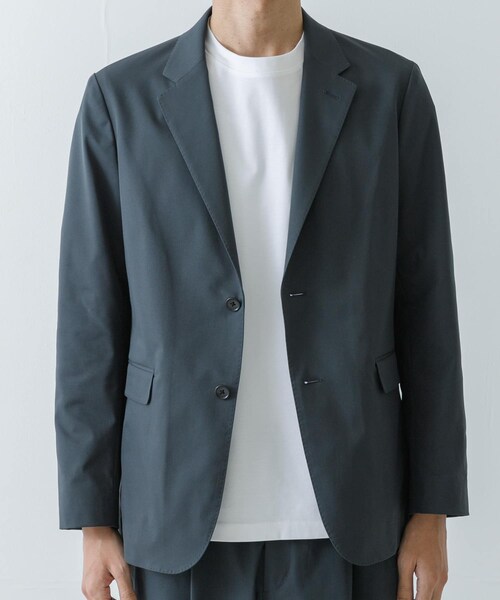 URBAN RESEARCH（アーバンリサーチ）の「『セットアップ対応』『マシンウォッシャブル』CLEAN DYE TWILL JACKET（テーラードジャケット・メンズ・GREEN/BEIGE/NAVY・M/L）」の8枚目の写真
