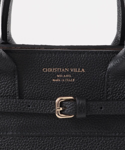 URBAN RESEARCH（アーバンリサーチ）の「CHRISTIAN VILLA　金具付きレザートート（トートバッグ・レディース・BLACK・-0）」の9枚目の写真