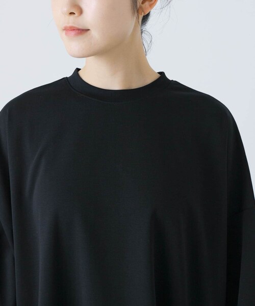 かぐれ（カグレ）の「『2サイズ展開』コットンポンチワイドワンピース（ワンピース・レディース・BLACK/NAVY・0/1）」の14枚目の写真