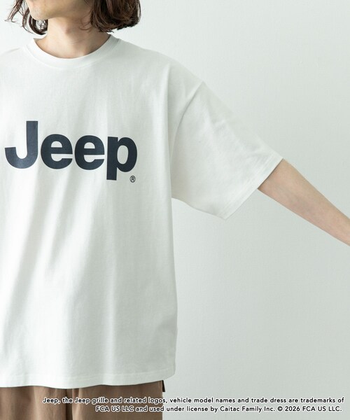 URBAN RESEARCH Sonny Label（アーバンリサーチサニーレーベル）の「JEEP ロゴショートスリーブTシャツ（Tシャツ/カットソー・メンズ・オフ/チャコール/レッド・M/L）」の15枚目の写真