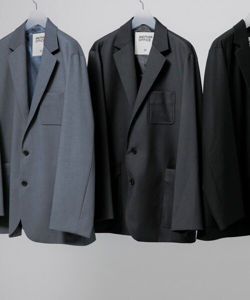 URBAN RESEARCH(アーバンリサーチ)の「ANOTHER OFFICE Santiago Sport Jacket(テーラードジャケット・メンズ・H/GRAY/BLACK/CHARCOAL・1/2/3)」の13枚目の写真