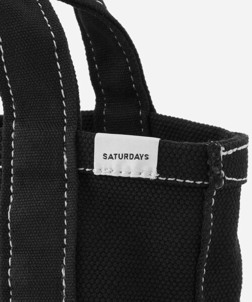 Saturdays NYC(サタデーズ ニューヨークシティ )の「Canvas Mini Tote Bag(トートバッグ・レディース・ブラック/キミドリ/ネイビー/レッド/イエロー・F)」の8枚目の写真